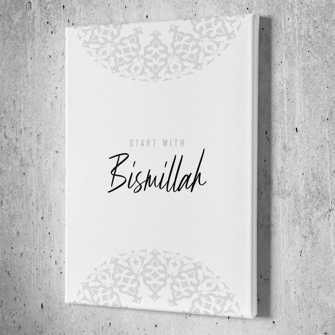 Islamic Art "Start with Bismillah"