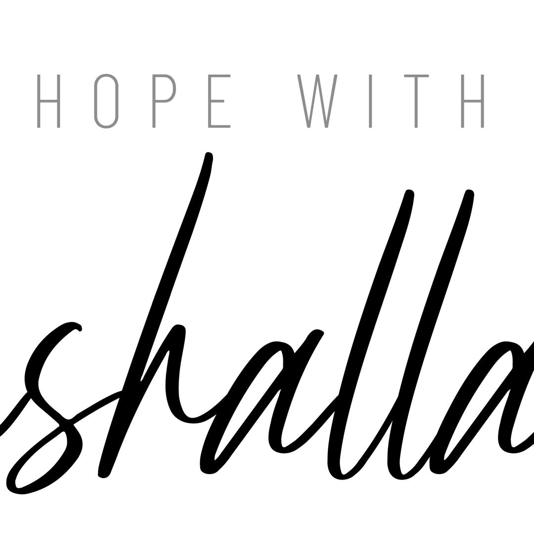 Islamic Art "Hope with Inshallah"