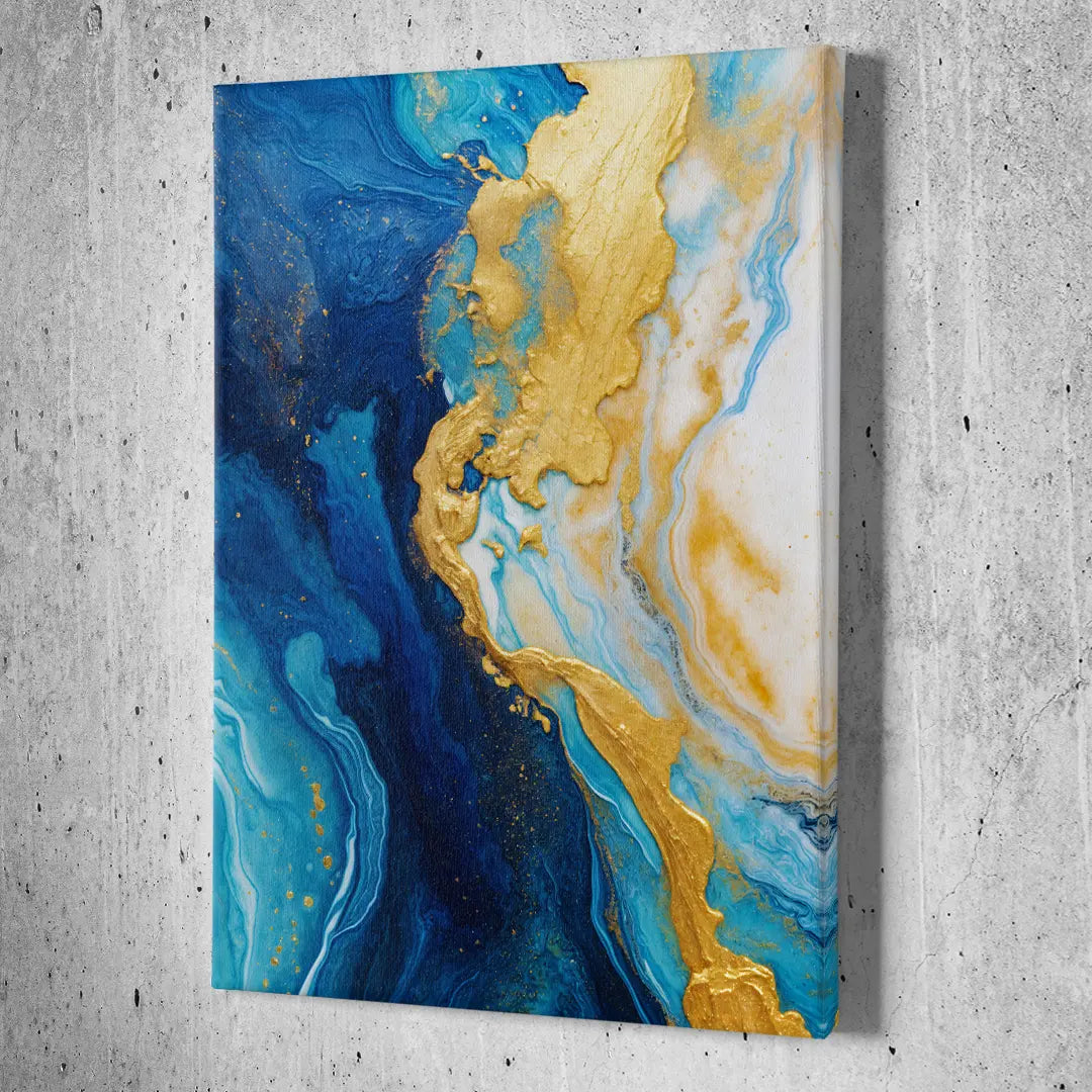 Geode Blue & Yellow I