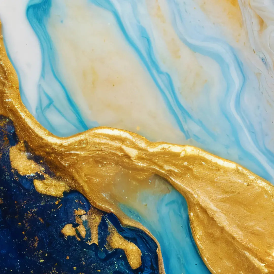 Geode Blue & Yellow I