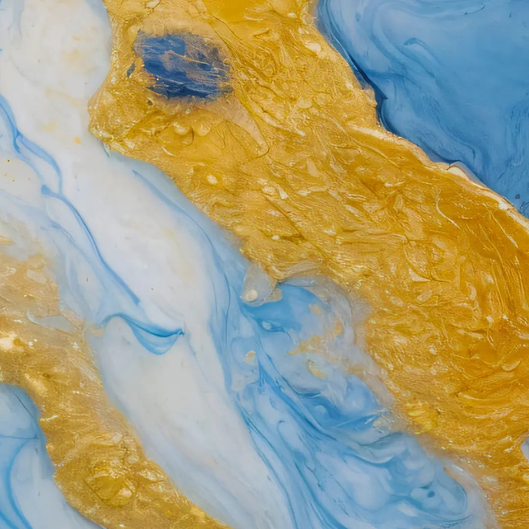 Geode Blue & Yellow II