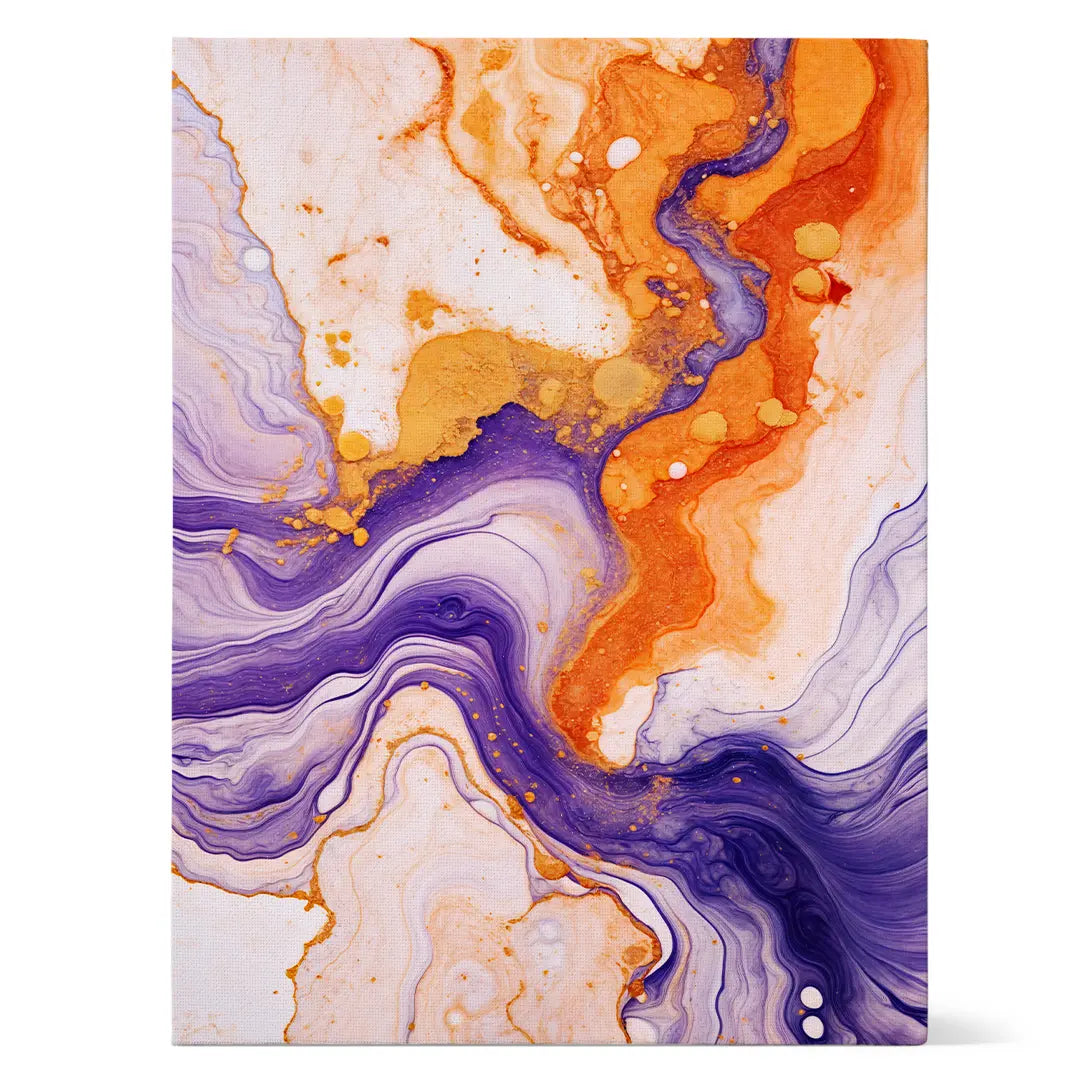 Geode Orange & Purple I