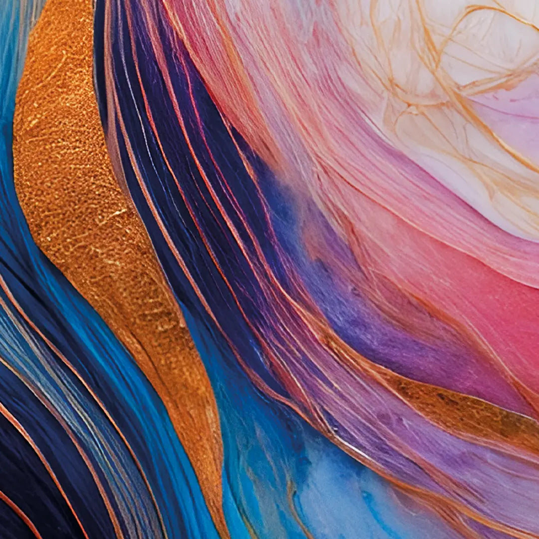 Geode Blue & Rose II