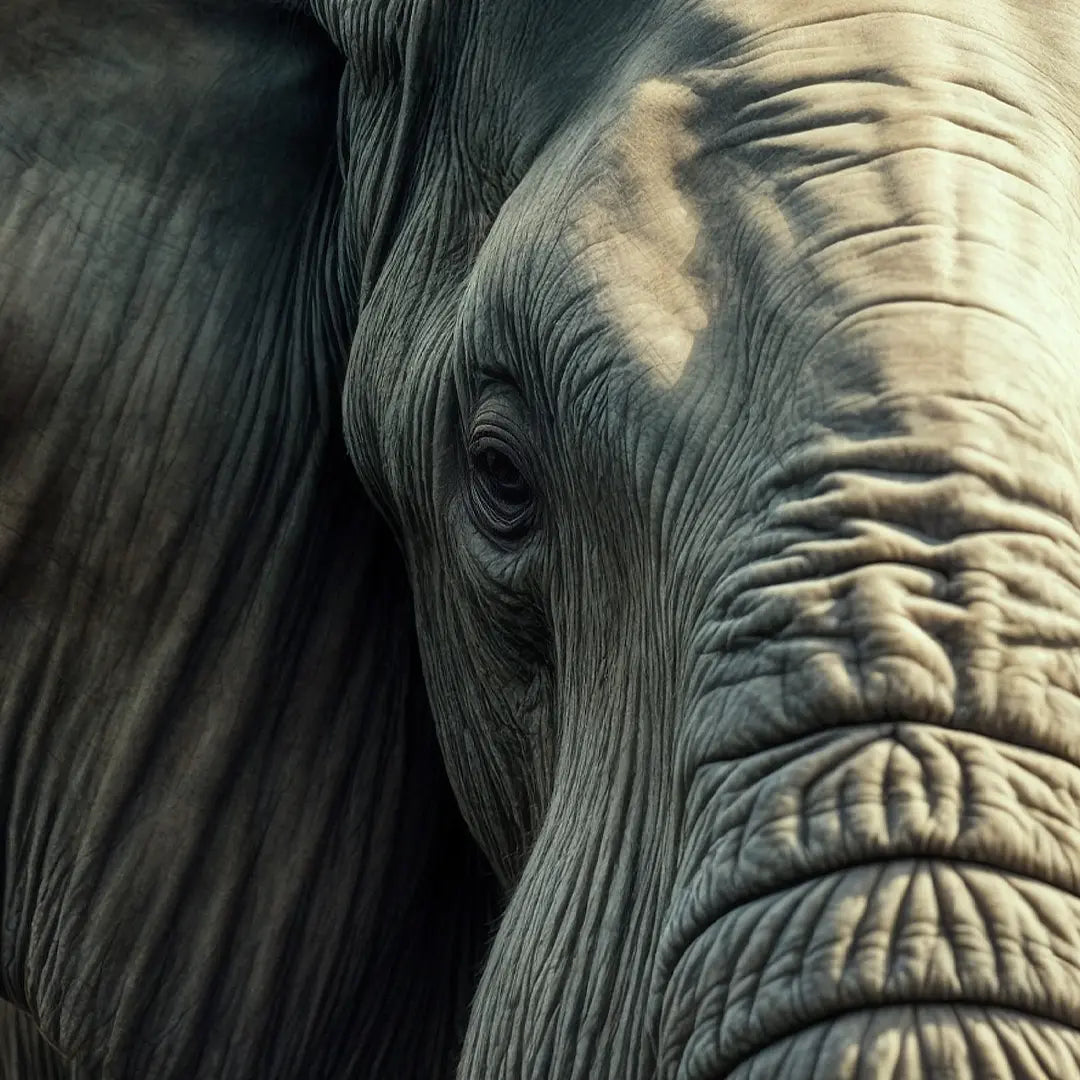 Majestätischer Elefant in der Savanne