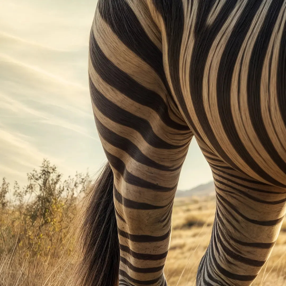 Anmutiges Zebra in der Wüstenlandschaft