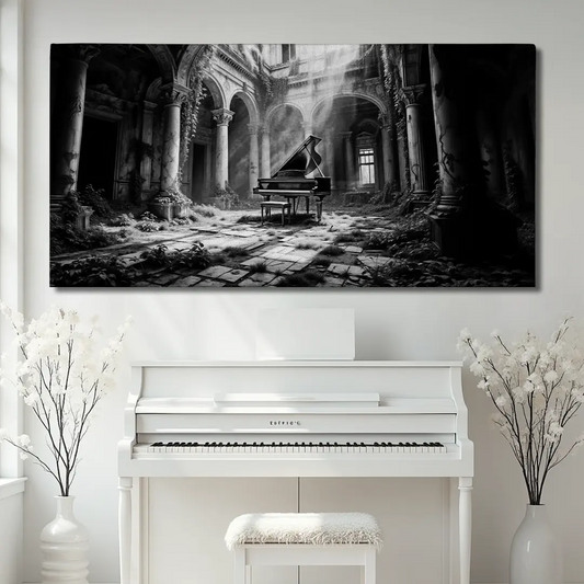 Lonely Piano BW