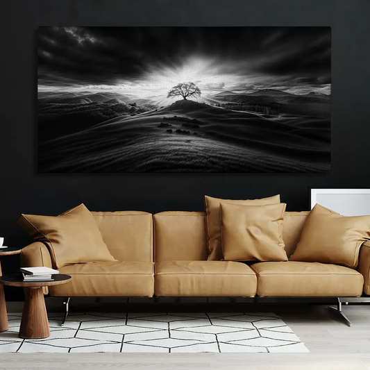 Lonely Tree in the Sunlight