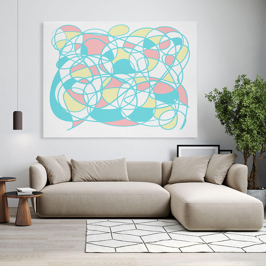 Pastel Turquoise Chaos