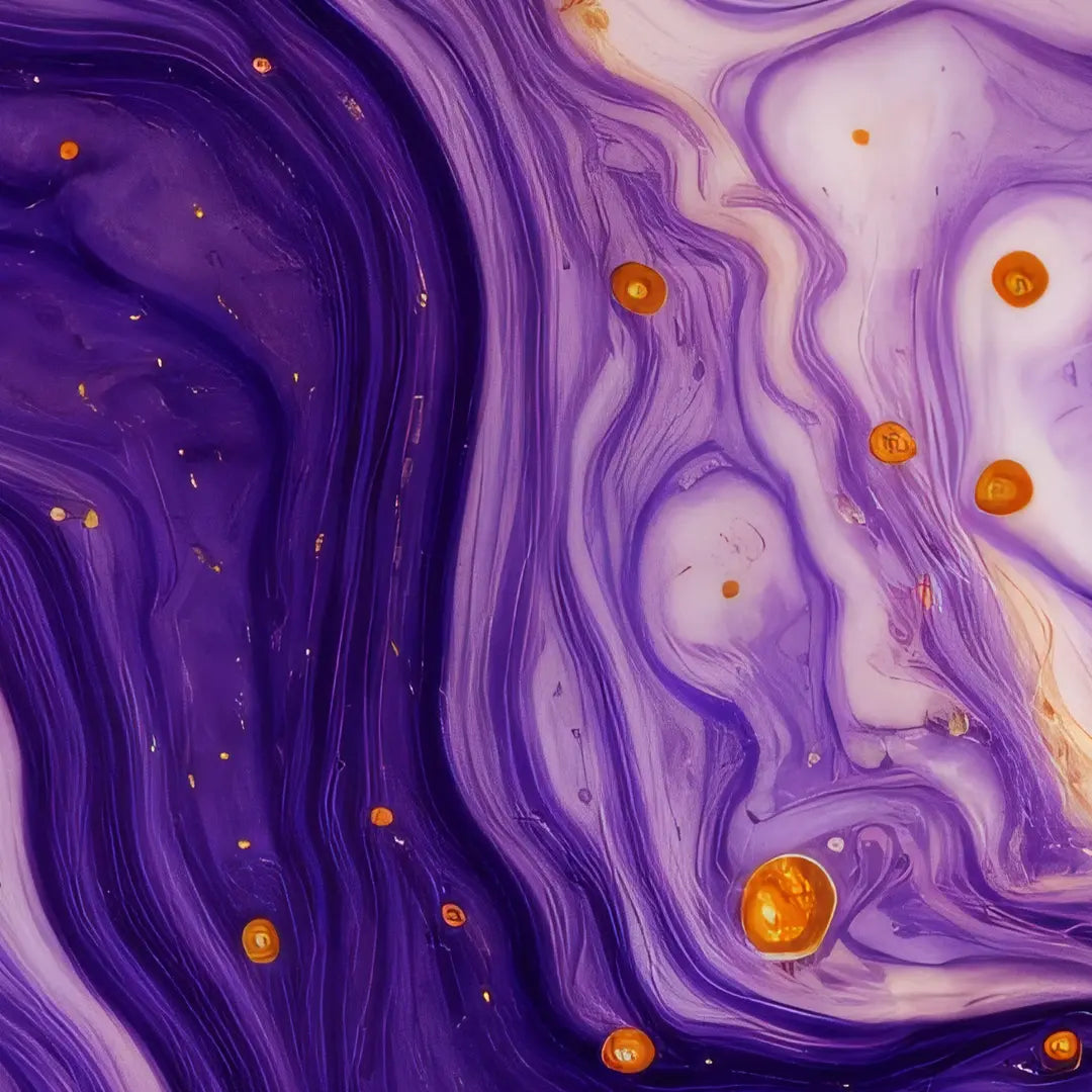 Geode Orange & Purple II