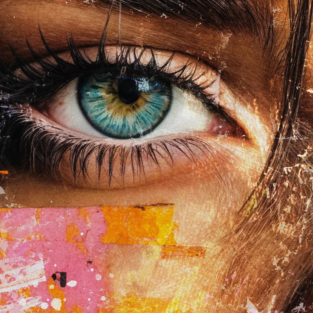 Vivid Eyes Urban Pop Art